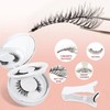 Higu clace Magnetic Eyelashes, 2 Pairs Magnetic Lashes Natural Look