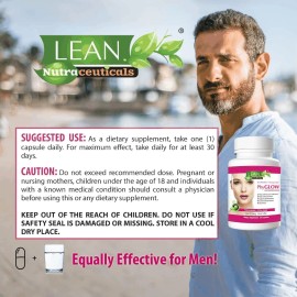 Lean Nutraceuticals Phytoceramides 350mg Ceramide Skin Care Hydration Moisture Restoring Beauty