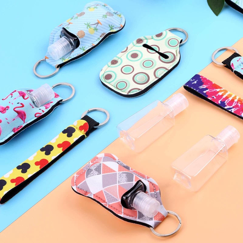 Empty Hand Sanitizer Holders Set 60pcs, Include 20 Portable Refillable