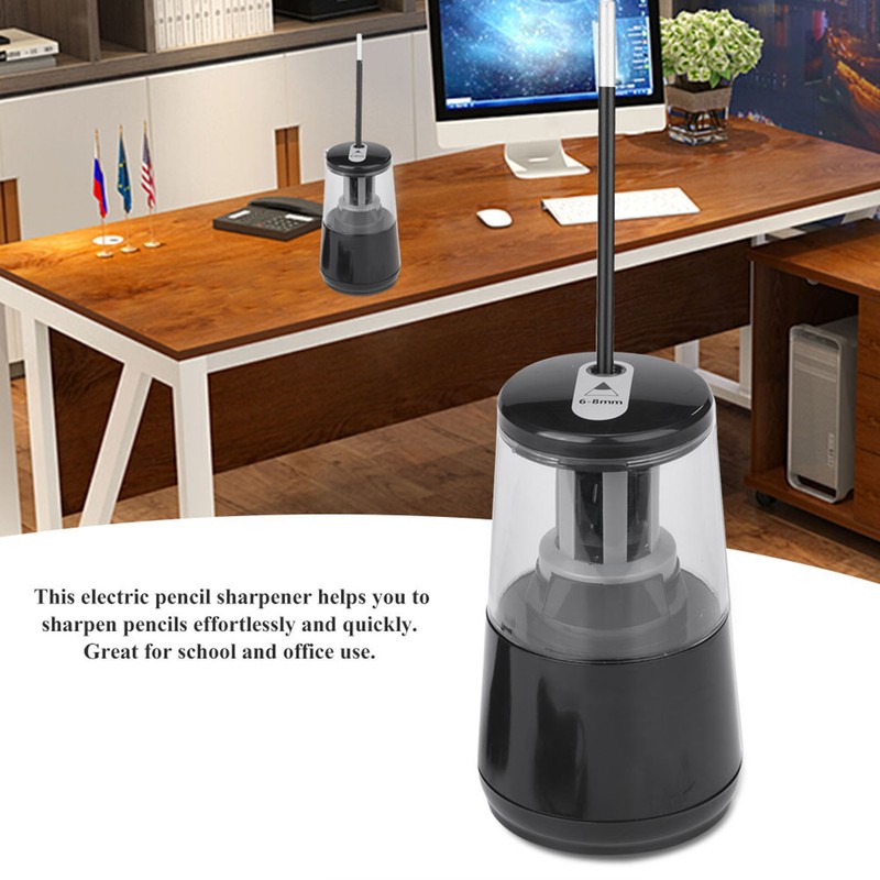 Automatic Electric Pencil Sharpener Plug in / Battery Operated School