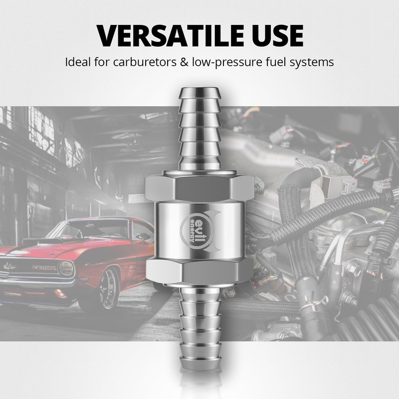 EVIL ENERGY 5/16" Fuel Check Valve One Way Inline Non