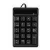 Bewinner Wired Numeric Keypad, 19 Keys Portable Slim Splashproof Waterproof