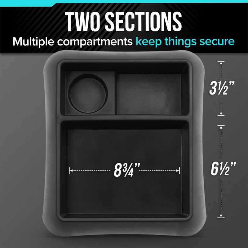 Moblorg Heavy Duty Storage Organizer for Vehicle Trunk, Garage, Under