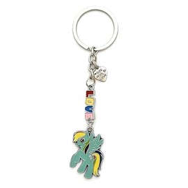 Molly's Charms handmade Pony love keyring - blue