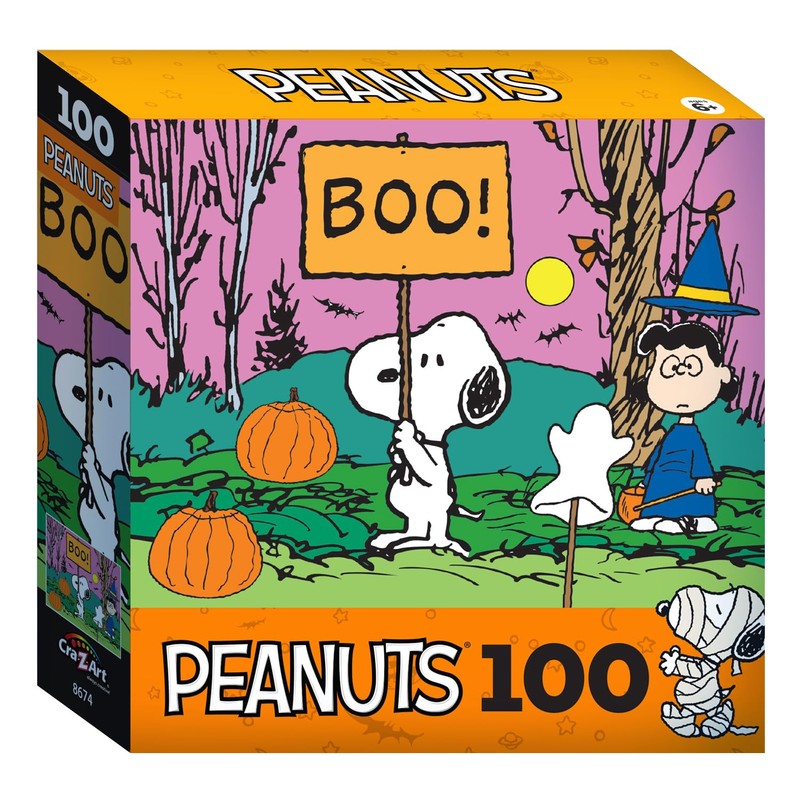 Cra-Z-Art - RoseArt - Peanuts - Boo! - 100 Piece