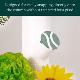 Gardyn Caps for your Gardyn Hydroponics Growing System & Indoor Garden (Perfect Solution for a Cleaner, More Beautiful Gardyn - Must Have for Growing Fewer than 30 plants at a time) 10 Pack Sage Green