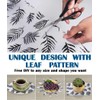 Jacriah Leaf Shelf Liner for Kitchen Cabinets Non-Adhesive Drawer Liner