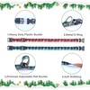 Christmas Dog Collar with Dog Bow Tie Removable Dog Collar