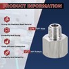 Kozelo Pack of 1, 3/4" Male NPT to 1/2" FeMale