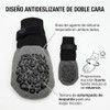 Zapatos para Perro 2 Pares, Calcetines Antideslizantes con Correas Ajustables,