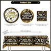 Wellspar 170pcs Happy New Year 2025 Tableware Set, New Years