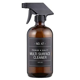 47th & Main Amber Glass Spray Bottle, 16-Ounce, No. 47 Multi Surface Cleaner