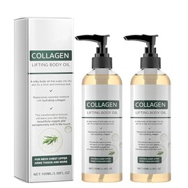 2PCS Collagen Oil,Collagen Oil for Skin Tightening,Glow Essence Collagens Lifting Body Oil,Moisturizes & Smoother Skin,Collagen Oils for Body Skin & Face,Massage Oils for Legs & Full Body