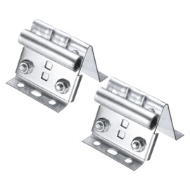 sourcing map 2 Pcs Garage Door Adjustable Top Bracket, Carbon Steel Top Roller Brackets for Damaged Garage Door Accessories and Residential Doors