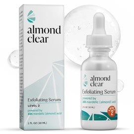 Body Clearing Serum Level 2 - Advanced formula for severe body acne, folliculitis- back, butt, chest, thighs, shoulders - mandelic acid - naturally antibacterial/antifungal | by AlmondClear