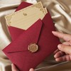 NOELAMOUR Western 2 Envelopes, Stylish 50 Sheets with Sealing Seal,