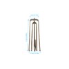 Curtain Hooks，60pcs Stainless Steel Pinch Pleat Curtain Hooks for Window
