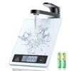 CHICLEW Digital Kitchen Scales Glass, 5 kg Digital Kitchen Scale,