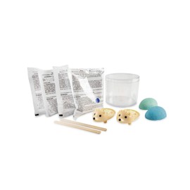 MindWare Crystal Growing Kits (Hedgehog Cool Colors) Grow Your Own Crystals Kit for Kids - Makes 2 Hedgehogs