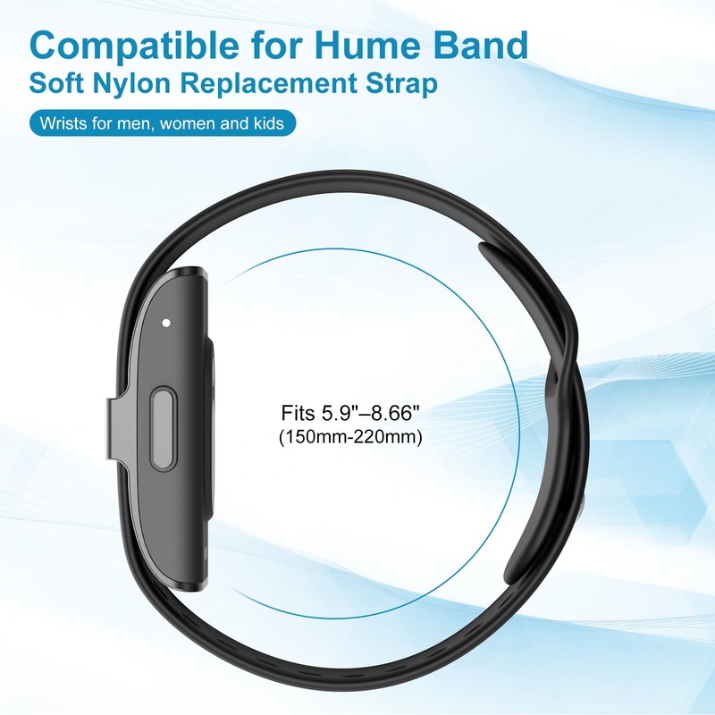 Compatible for Hume Band Replacement Strap,Waterproof & Sweat-Resistant