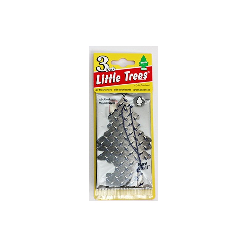 Air Freshener Pure Steel Little Trees 3-Pack