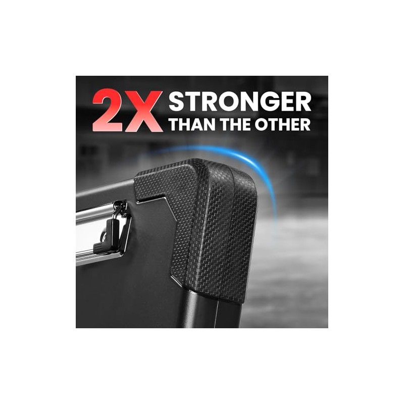 Sooez Toughest Clipboard with Storage, Internal Pen Pouch Included, Letter/