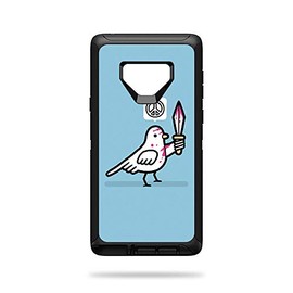 MightySkins Skin Compatible with Defender Galaxy Note 9 - Peace by Force | Protective, Durable, and Unique Vinyl Decal wrap Cover | Easy to Apply, Remove, and Change Styles | Made in The USA
