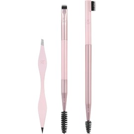 REAL TECHNIQUES, Set para Definir las Cejas, Cuidado de las Cejas, Incluye 3 Herramientas de Doble Punta, Calidad Profesional