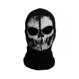 nezababy Ghost Balaclava Skeleton Mask Skull Ski Headwear Scarf Hood Motorcycle Helmet for Outdoor Motorcycle Hiking, Ghost Mask-B