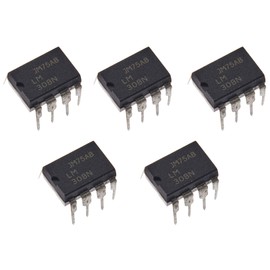 Bridgold 5pcs LM308N Operational Amplifier Integrated Circuit IC chip Dual in-line