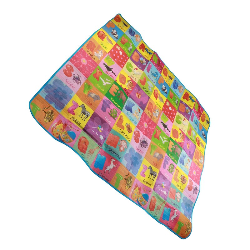 Reversible Baby Crawling Mat Foldable Washable Farm Pattern Waterproof Large