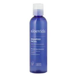 Aloevida Shampoo facial - Aloe vera orgánico + Vit E - 121 ml