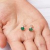 Philip Jones Green Aventurine Stud Earrings