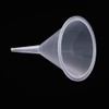 Mini Clear Polyethylene Funnel Kit - 10 Pcs Narrow Neck