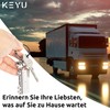 KEYU Guardian Angel Keyring Truck with 2 Texts to Choose