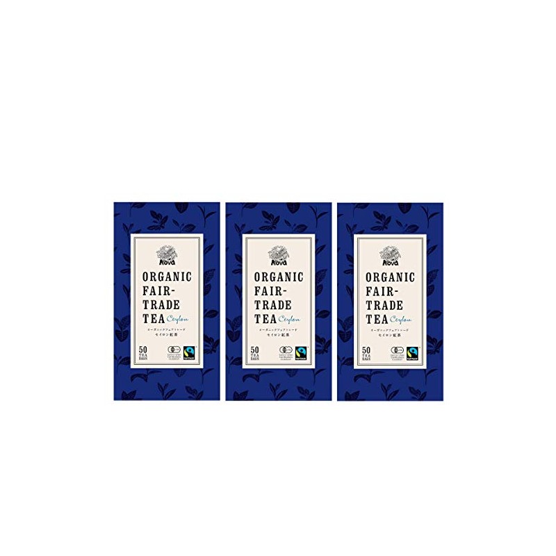 NOVA Organic Ceylon Tea Bags, 1.8 x 0.8 oz (50