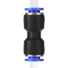 QWORK® 46-teiliges Pneumatisches Quick-Push-In-Anschlussset für 4mm/6mm/8mm-Luftschläuche - inkl. Gerade/Winkel-/T-/Splitter-Anschluss &
