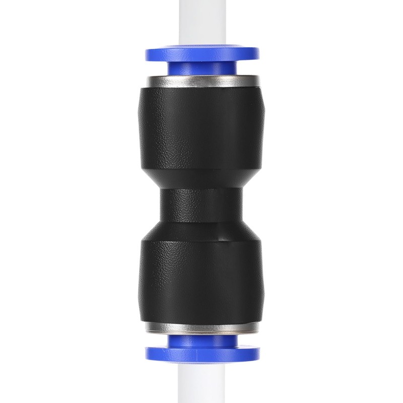 QWORK® 46-teiliges Pneumatisches Quick-Push-In-Anschlussset für 4mm/6mm/8mm-Luftschläuche - inkl. Gerade/Winkel-/T-/Splitter-Anschluss &