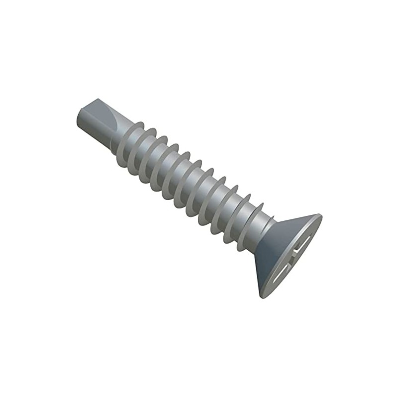 Metal Screws Self Tapping Phillips Countersunk Self Drilling Zinc Plated