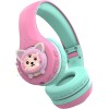 Riwbox Baosilon Cat Kids Headphones LED Light Volume Limited Bluetooth