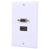 Yoidesu Panel de Pared Socket Enchufe de Pared Doble Puerto