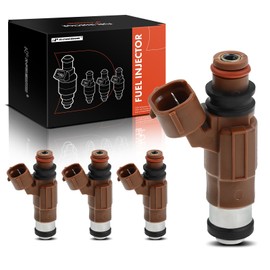 A-Premium Inyectores de combustible compatibles con Mazda Protege 1999-2000 L4 1.8L, 626 2000-2002 L4 2.0L, gas, juego de 4