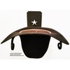 American Made Cowboy Hat Holder Star 89 BLK/SLV