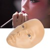 Makeup Practice Face with Plastic Stand 5D Silicone Full Face