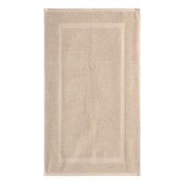 SALBAKOS - Bathroom Rugs Set 2 Piece, 100% Cotton Bath Mats for Bathroom, Comfy & Highly Absorbent Bathroom Floor Mats, Machine Washable | 20"x34"(Taupe)