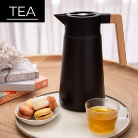 HASTINGS COLLECTIVE Thermal Coffee Carafe 68 Oz - Large Stainless Steel Insulated Carafe - 2 Lite...