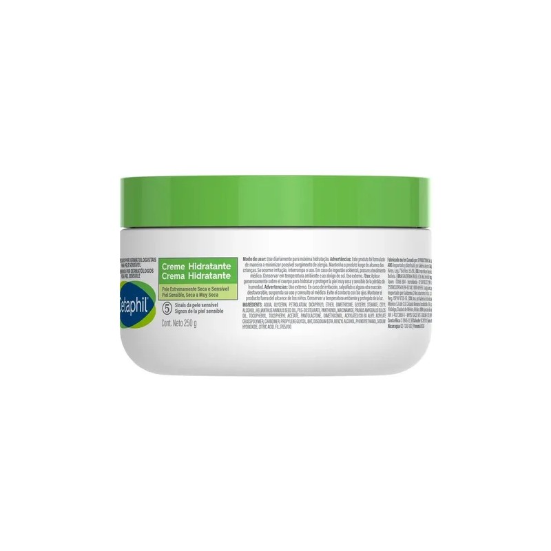 Crema Hidratante Corporal Cetaphil Piel Sensible A Seca 250g