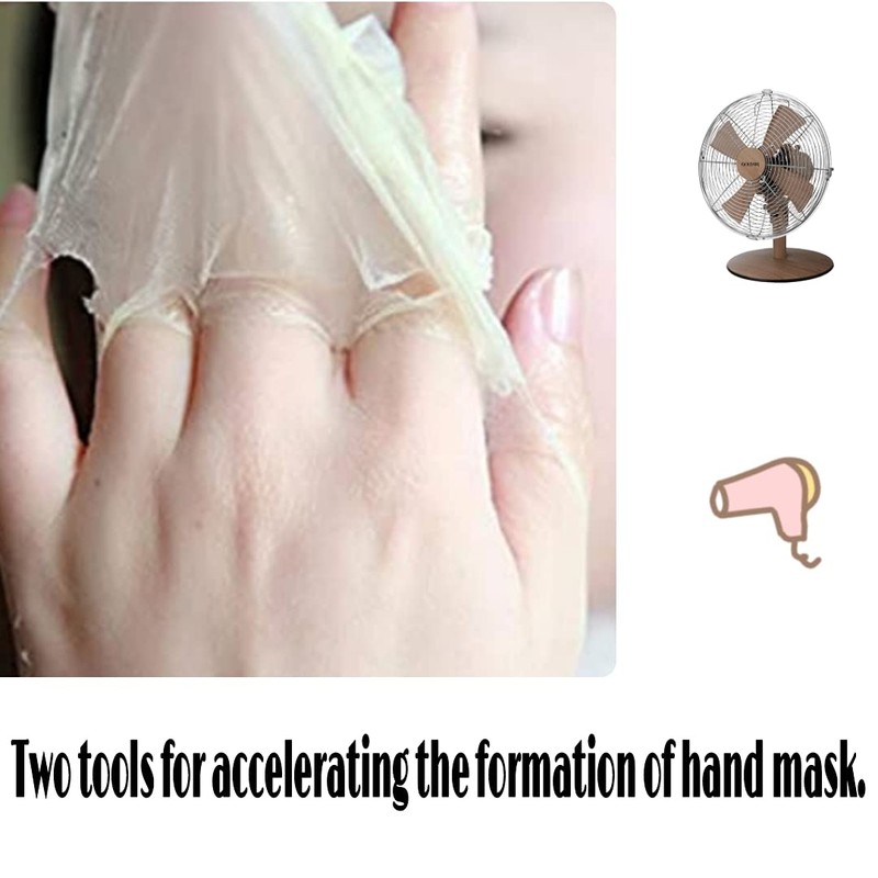 La Milee Hand Mask Milk Honey Peel Off Hand Wax