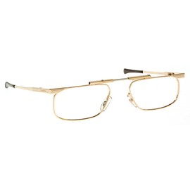 SlimFold Reading Glasses by Kanda of Japan Model 5 Color Gold Strength +2.75