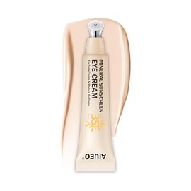 Mineral Sunscreen Eye Cream, Hydrating 3-in-1 Anti-Aging Eye Cream, SPF 35 & Helps Filter Blue Light, for Dark Circle and Puffines, 15ml(#01 Light)